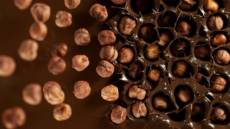 Noisettes et chocolat