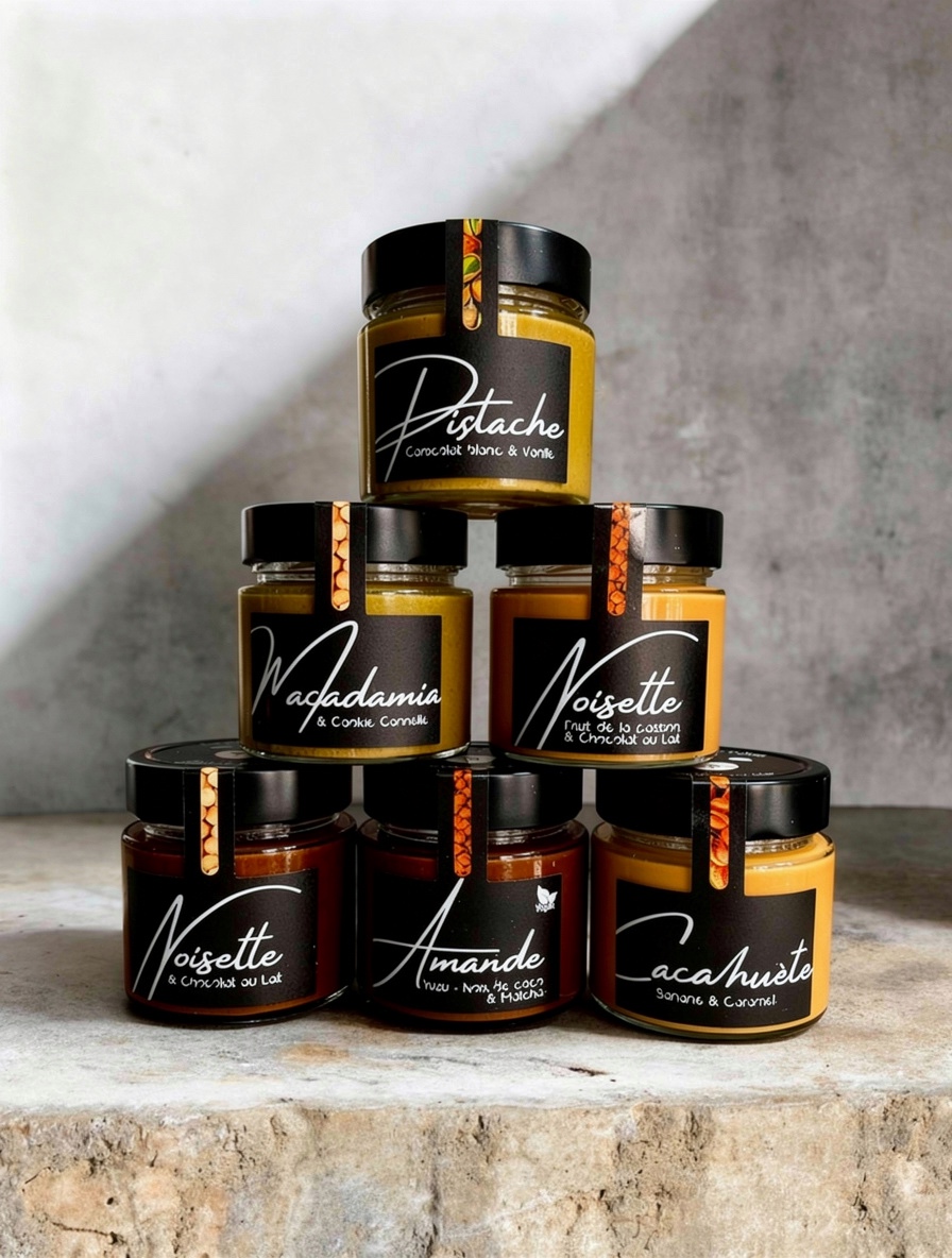 Pâte à tartiner artisanale sans huile de palme au vrai chocolat belge