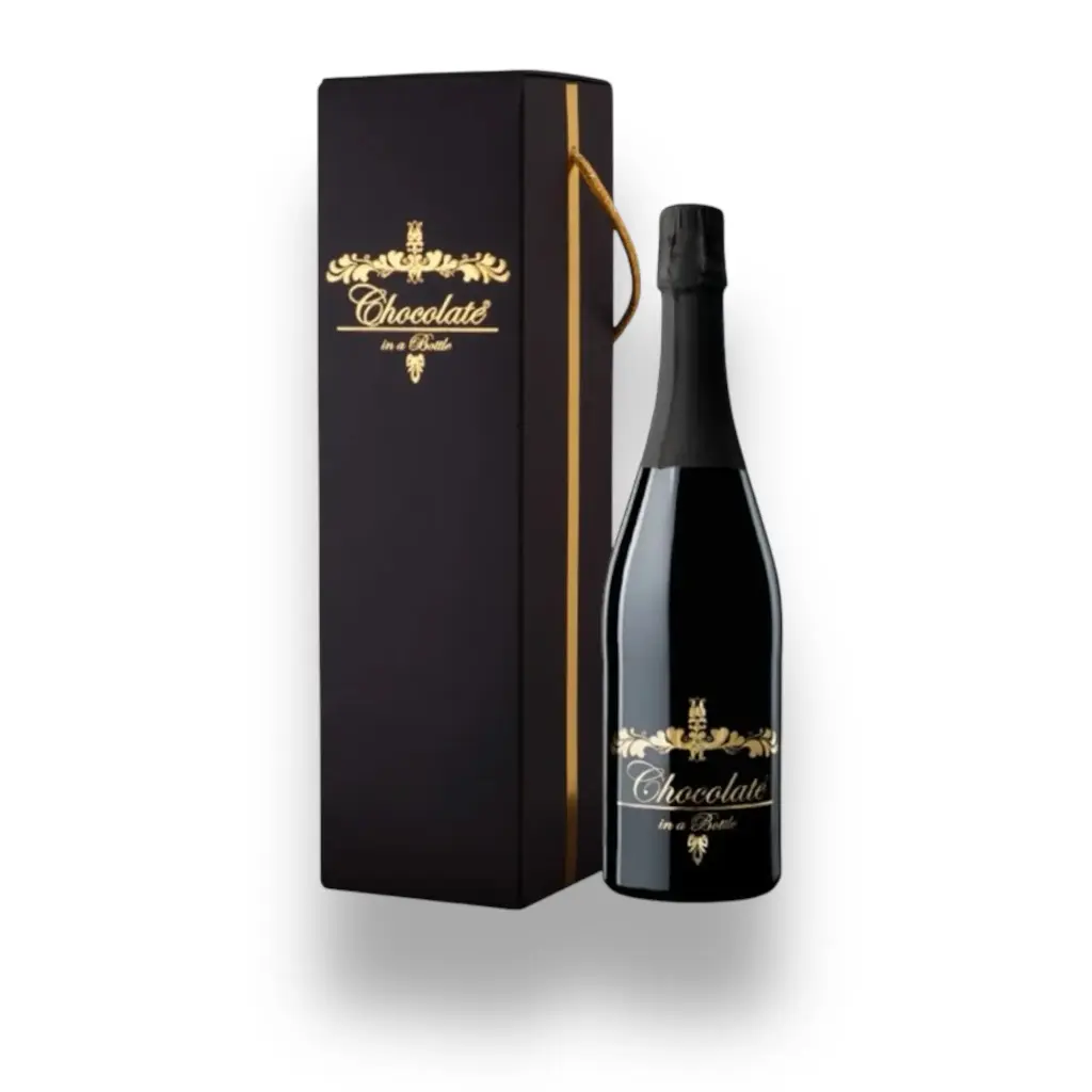 Chocolate in a Bottle + Boîte emballage cadeau