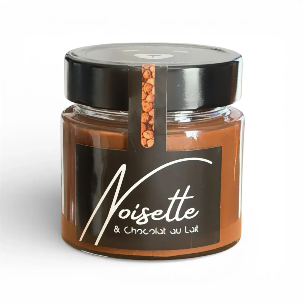 Pâte à tartiner Noisette & Chocolat au Lait – 40% de noisettes